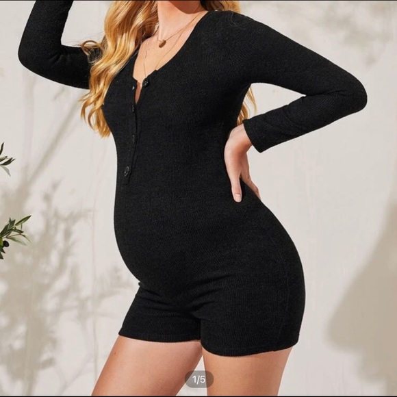 Maternity romper